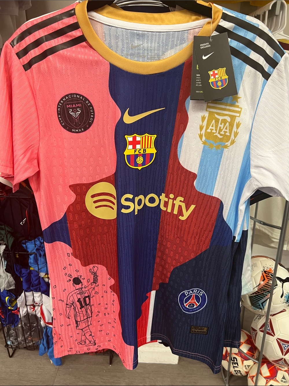 Messi colorful jersey special edition